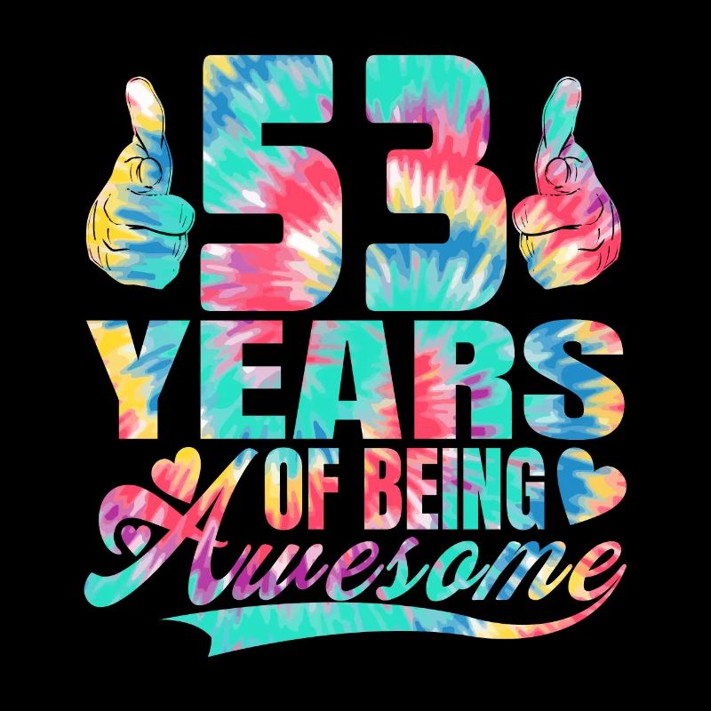 53e anniversaire ou anniversaire 53 ans d’existence