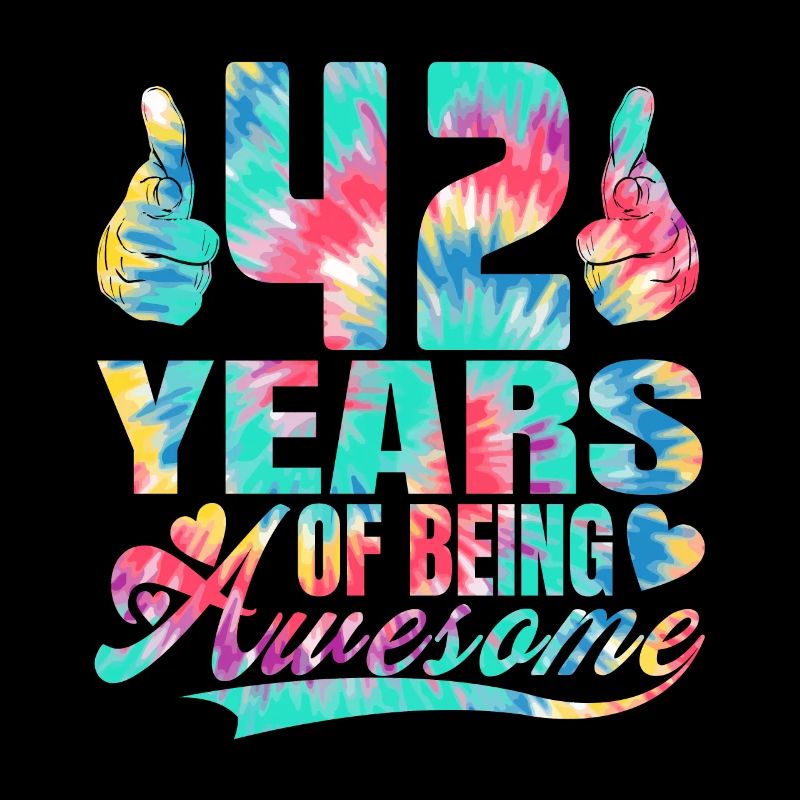 42e anniversaire ou anniversaire 42 ans d’existence