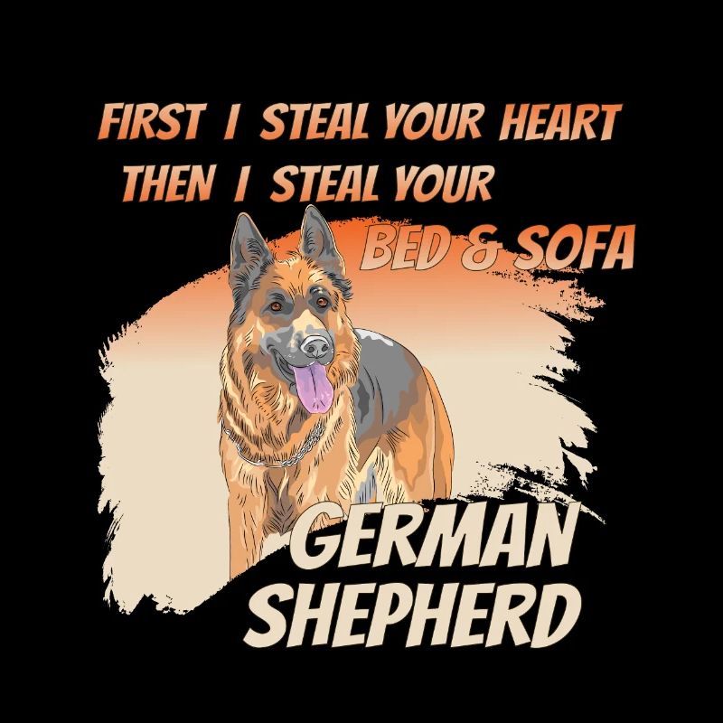 De stjæler dit hjerte, seng og sofa tysk hyrde