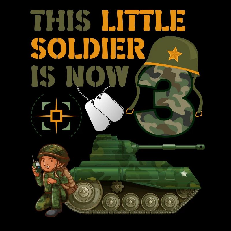 Ce petit soldat est maintenant 3 char de l’armée 3rd