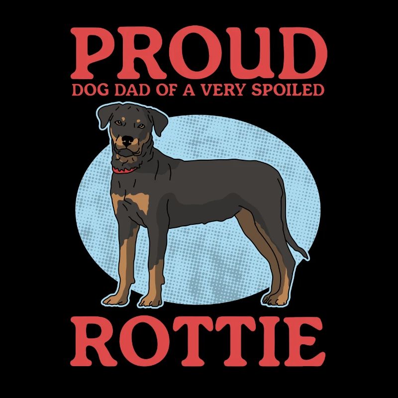 Rottweiler Dad Rottie Hunde Hundehalter Geschenk