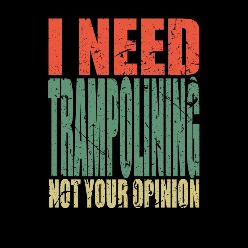 Trampolining saying funny