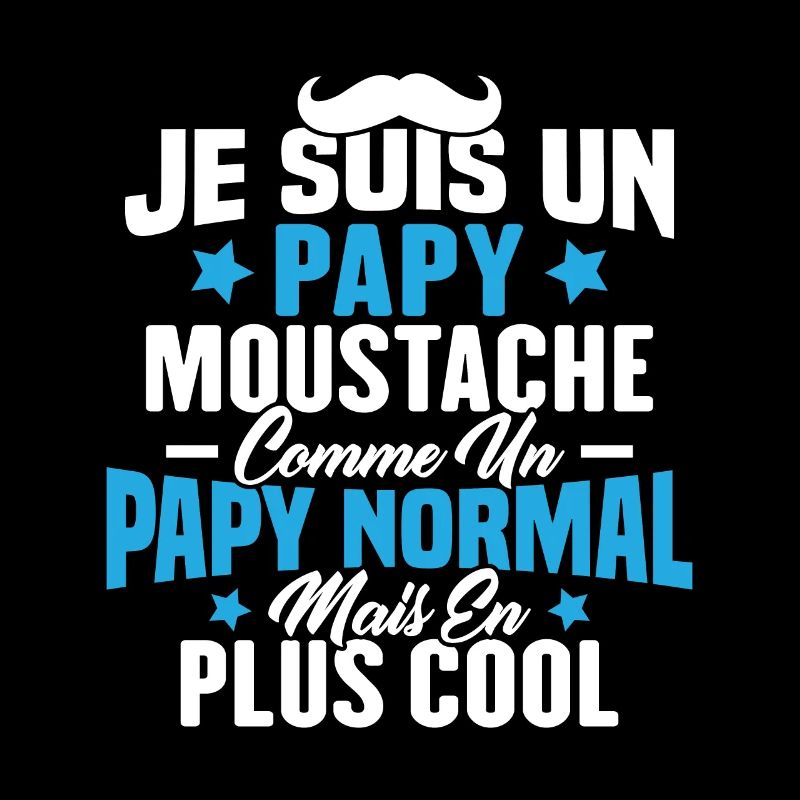 Un papy moustache comme un papy normal