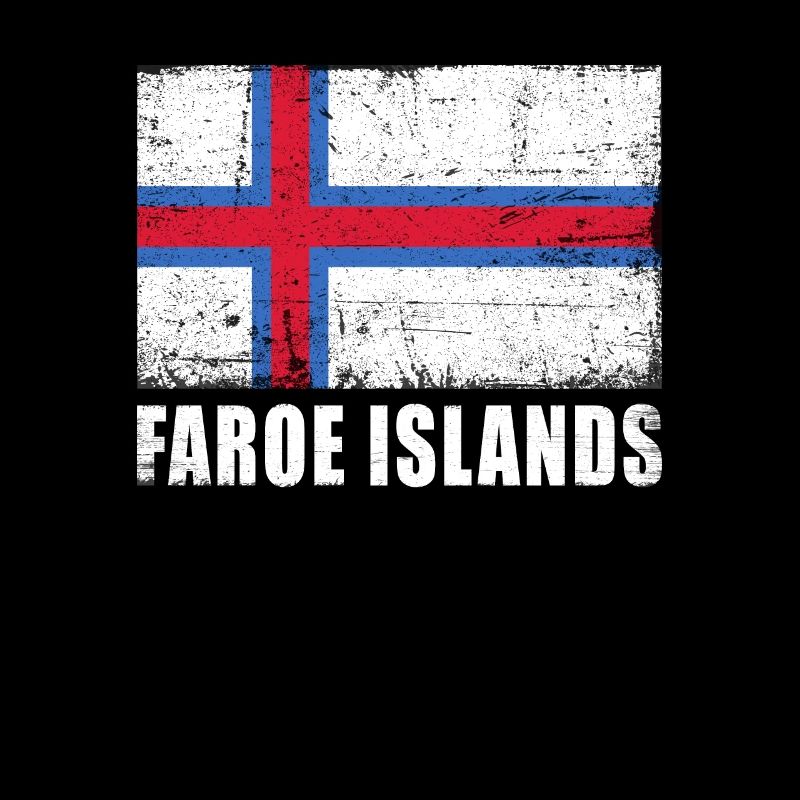 Drapeau des îles Féroé Grunge Drapeau des îles Féroé