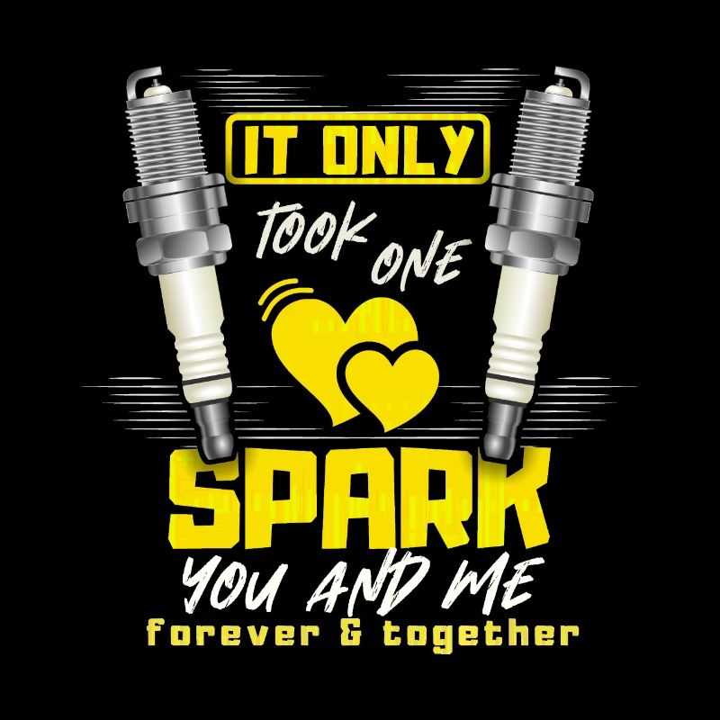 Zündkerzen, Spark-Plug, Valentinstag-Spruch