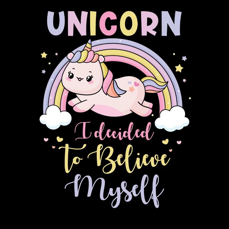 Einhorn Ich Glaube An Mich Selbst