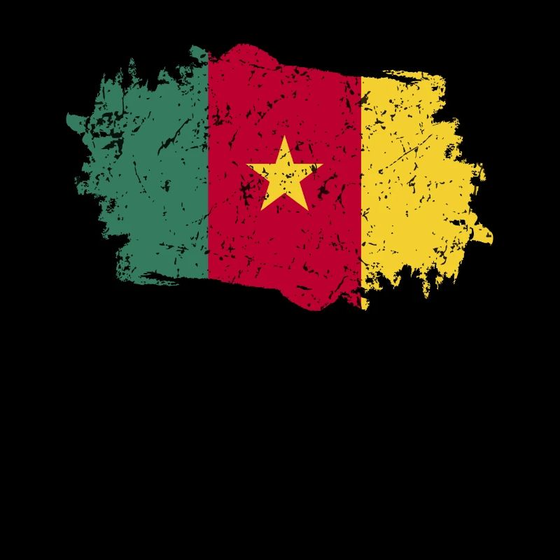 Cameroun Drapeau Grunge Cameroun Drapeau