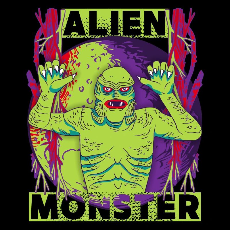 Alien Alien Alien Monster Funny Saying
