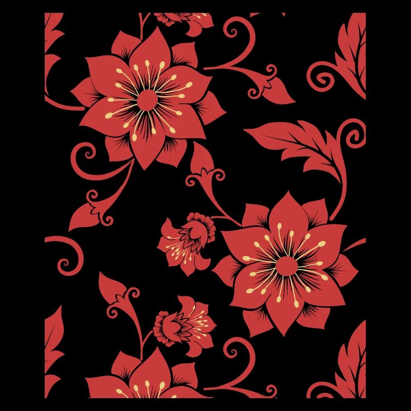 Patterns, floral patterns, decorative flowers, posters