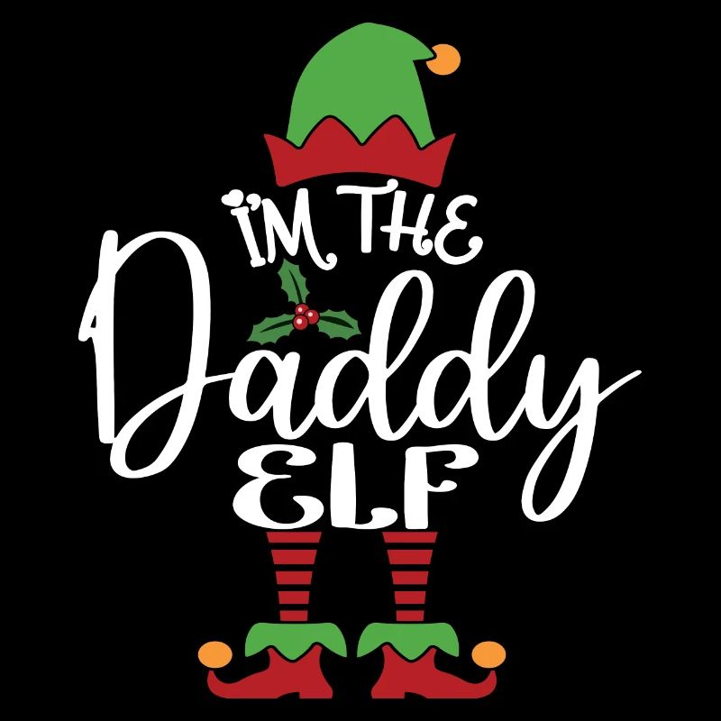 Papa Elf Niedliches lustiges passendes Weihnachtskostüm