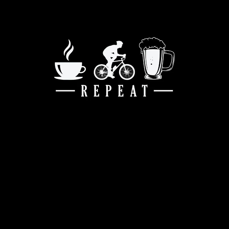 Café Vélo Bière Répéter Vélo Ride