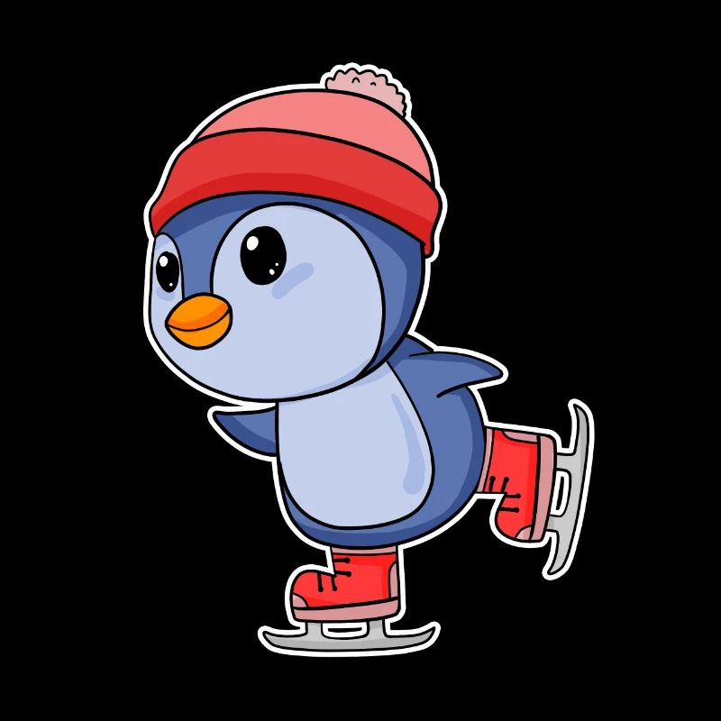Pinguin Pinguine Seevogel Seevögel Eislaufen