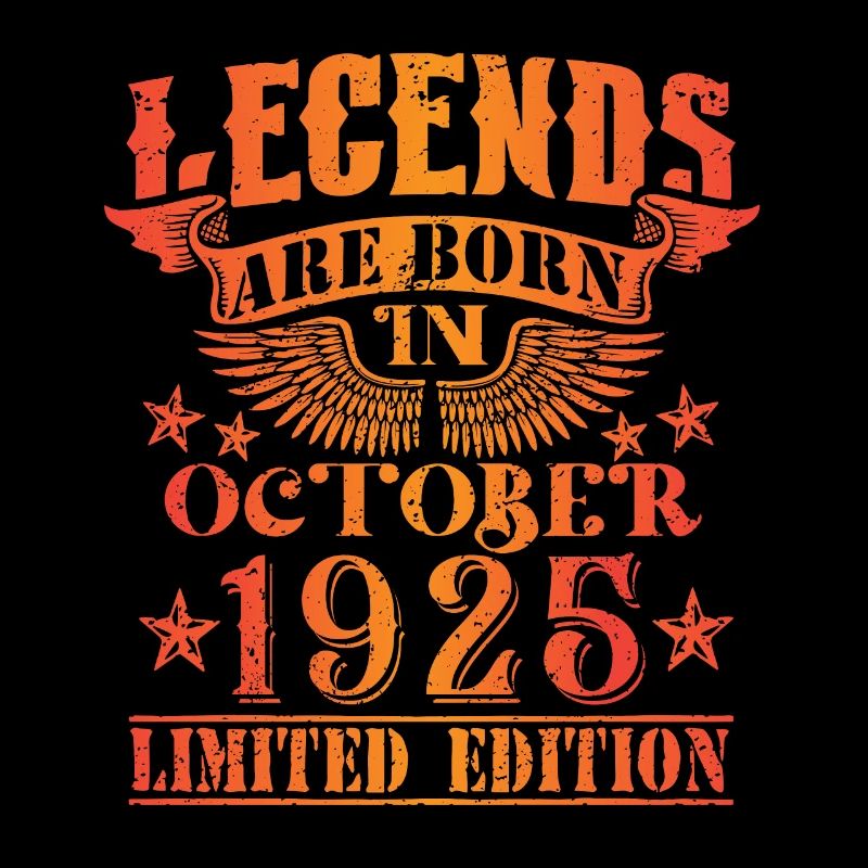 Anniversaire Octobre 1925 Edition Limitée Millésime