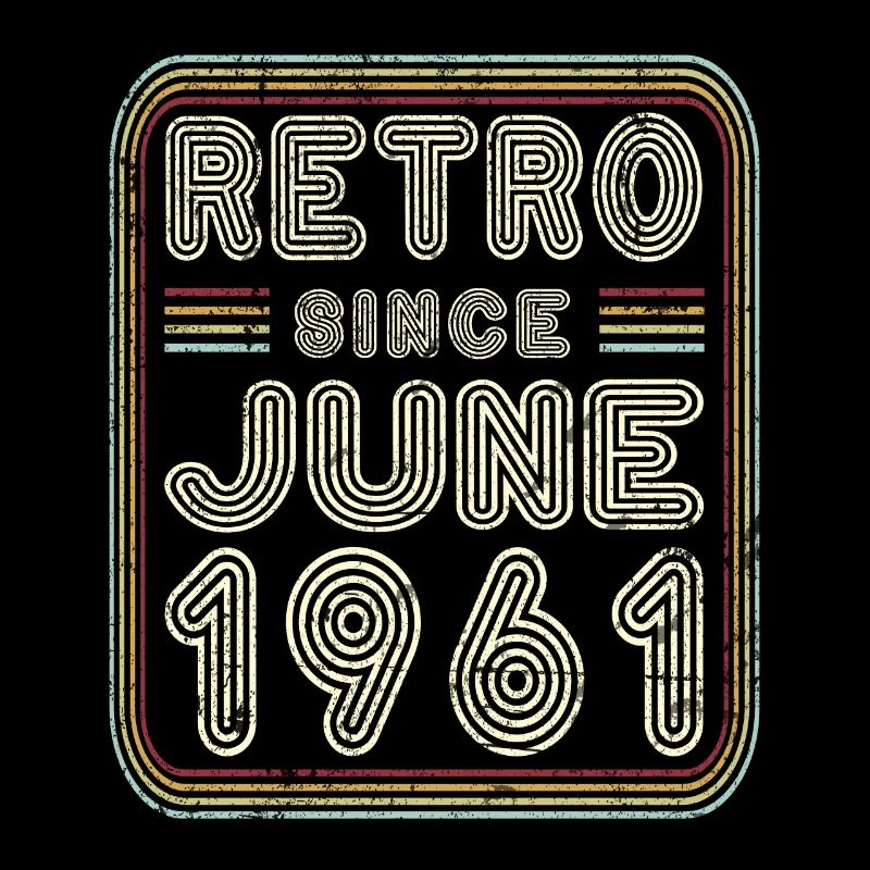 Geburtstag Juni 1961 Retro Geschenk