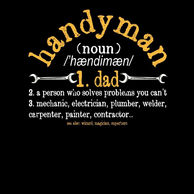Handyman Definition Description Funny Dad