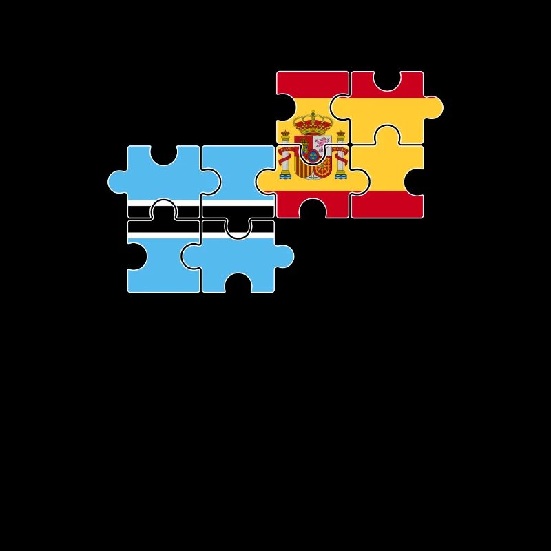 Botswana Spanien Flagge Spanisch Botsuaner