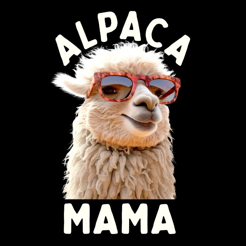 Alpaka Mama Alpaca Mutter Lama Muttertag Alpaka
