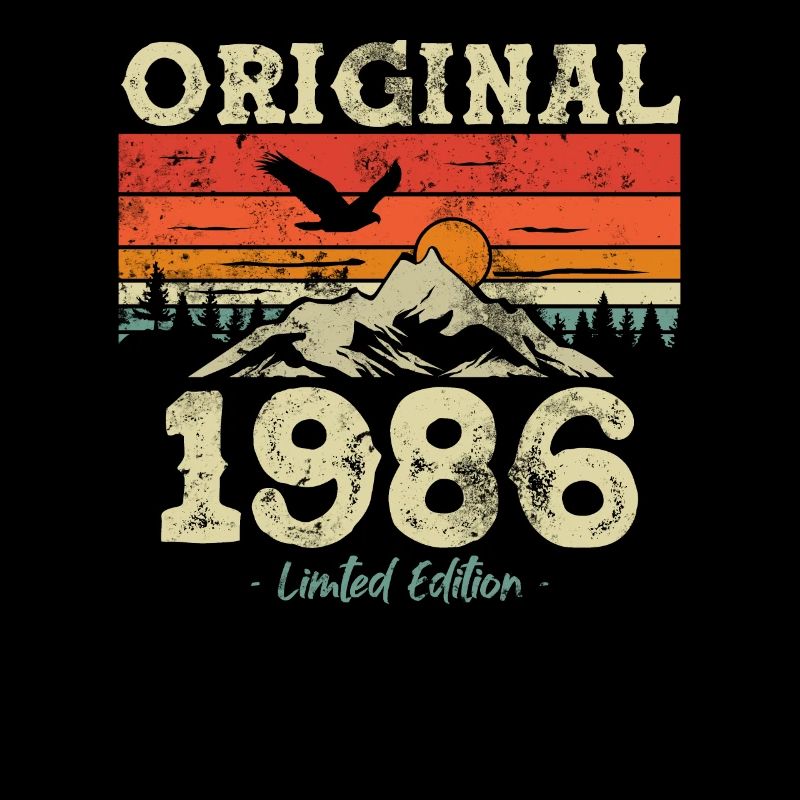 Original 1986 Geburtstags-Geschenk