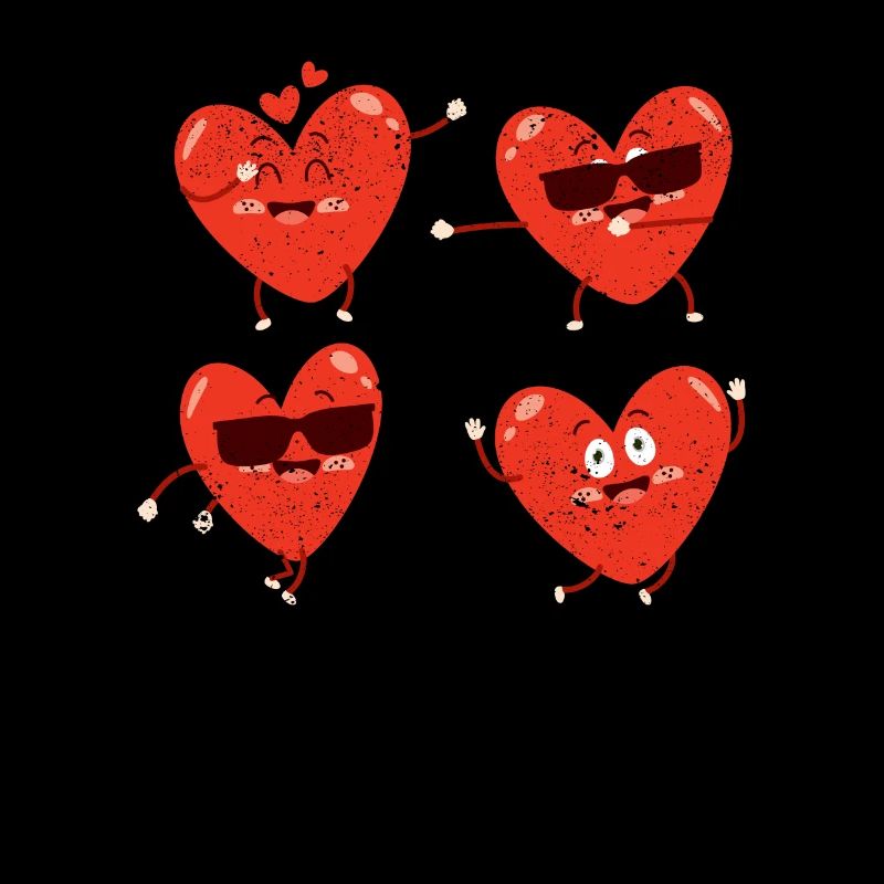Dancing Hearts Dab Dance Challenge Valentine's Day Dab