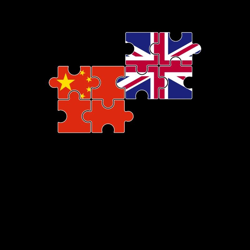 Chine Drapeau du Royaume-Uni Chinois britannique