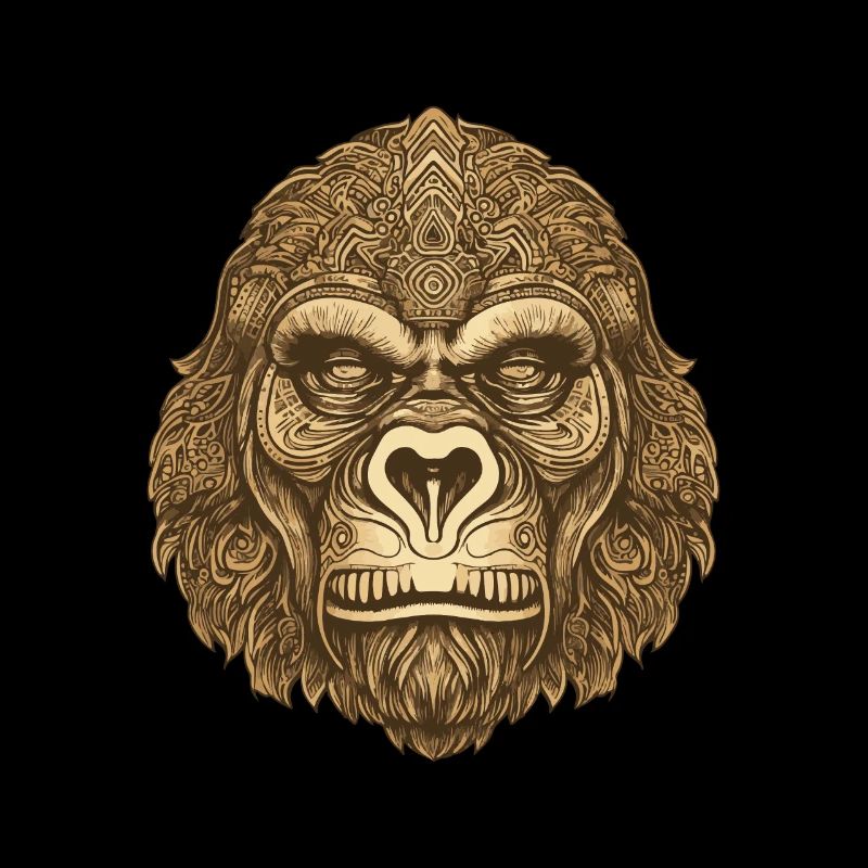 Portrait de gorille