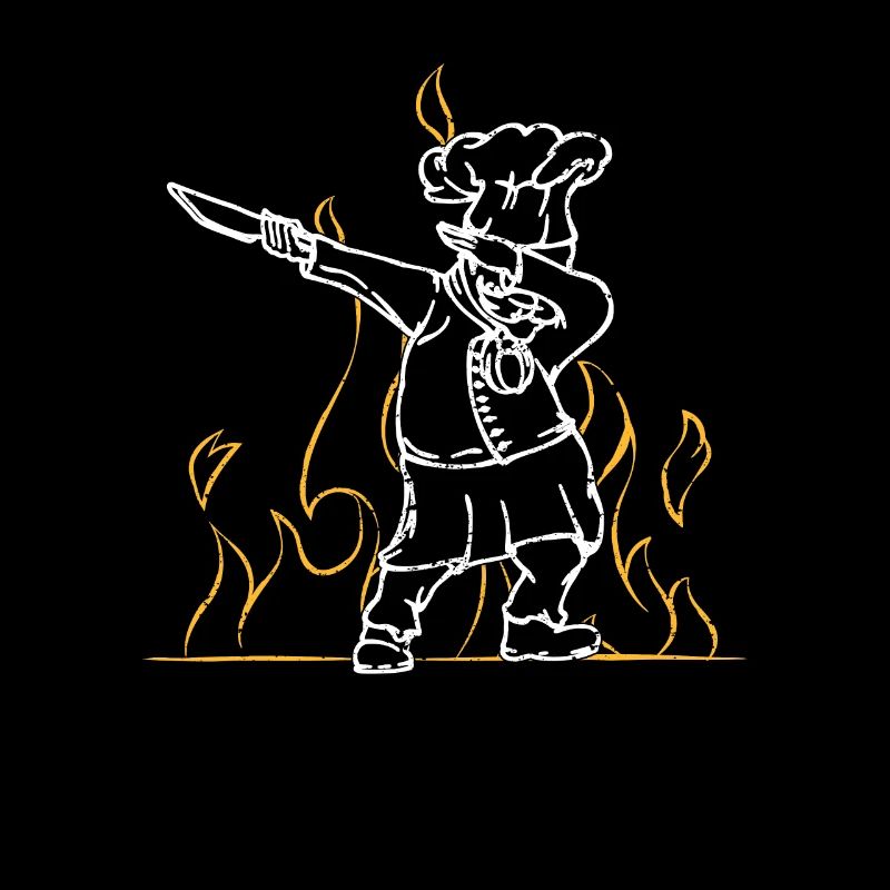 Chef Polka Dot Culinary Sous-Chef Kitchen Chef
