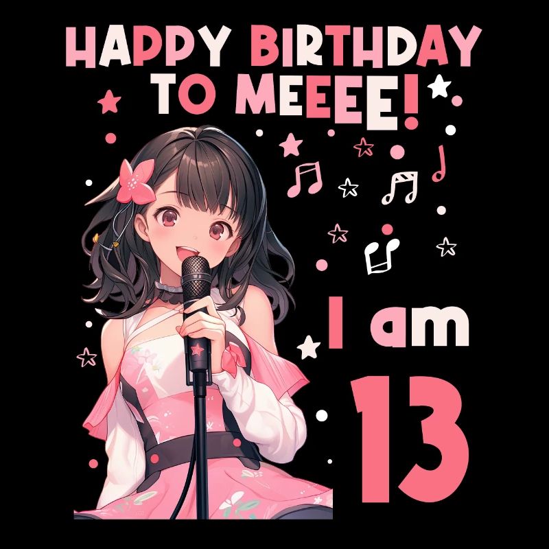 Anime Mandga K-Pop KPop Mädchen 13. Geburtstag
