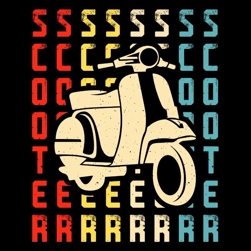 Roller Rollerfahrer Motorroller