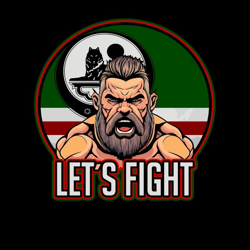 chechen fighter, chechnya, chechen flag, chechen