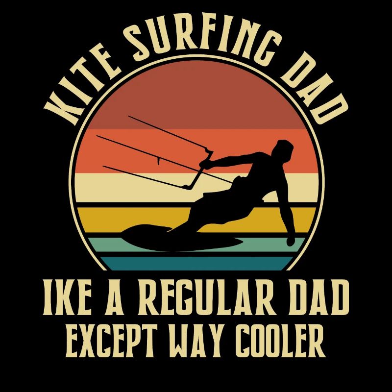 Kitesurf Kitesurfer Kiteboard Dad Father Father's Day