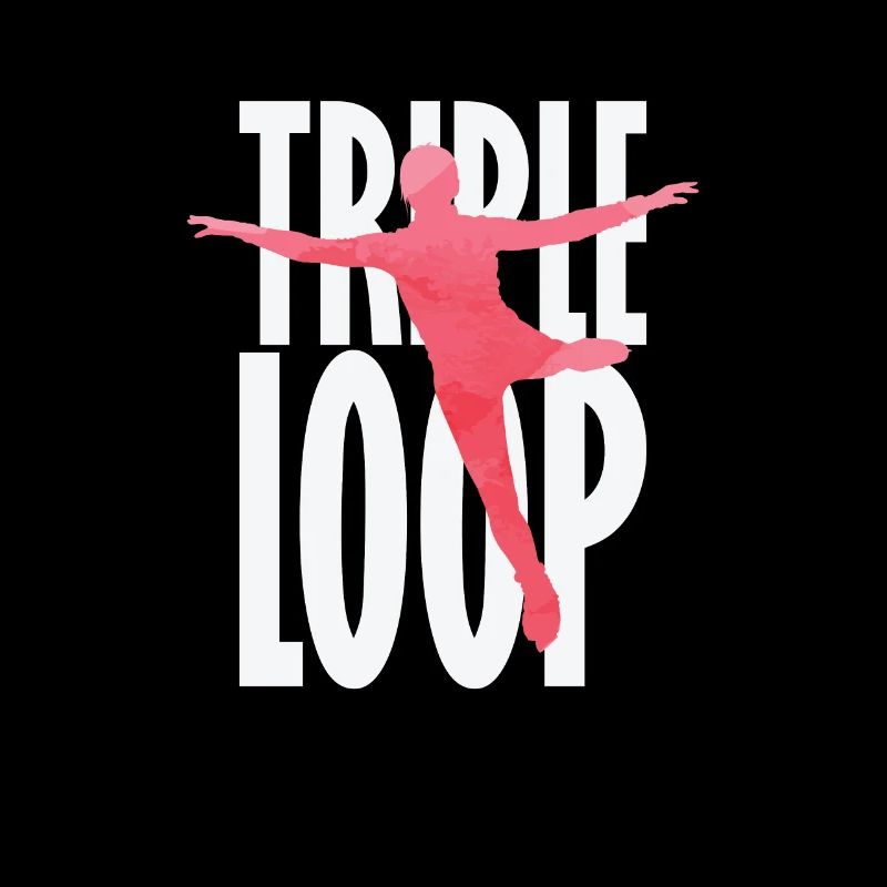 Triple Loop Eiskunstlauf