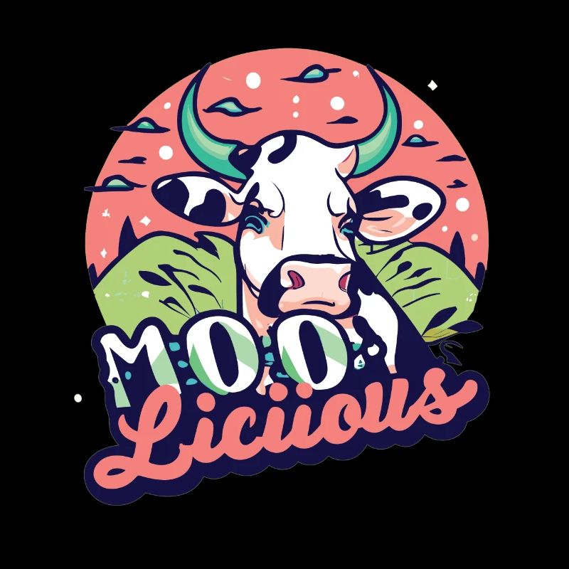 Vache Vaches Moo-Licious Farmer Tête De Vache