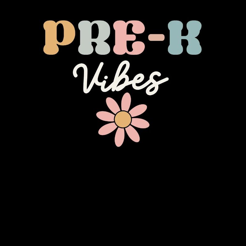 Pre-K Vibes Équipe de maternelle Retro 100e jour d’école