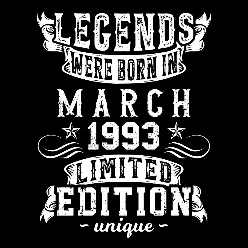 Date de naissance Mars 1993 Année Édition limitée