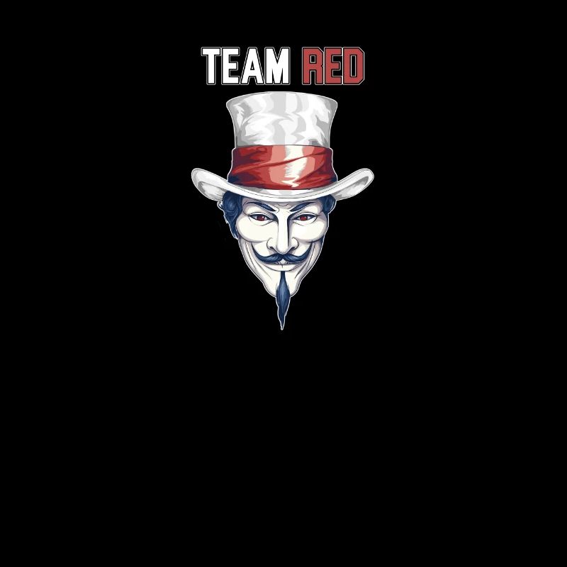 Weißer Hut Stolz: Team Red Hackathon-Emblem