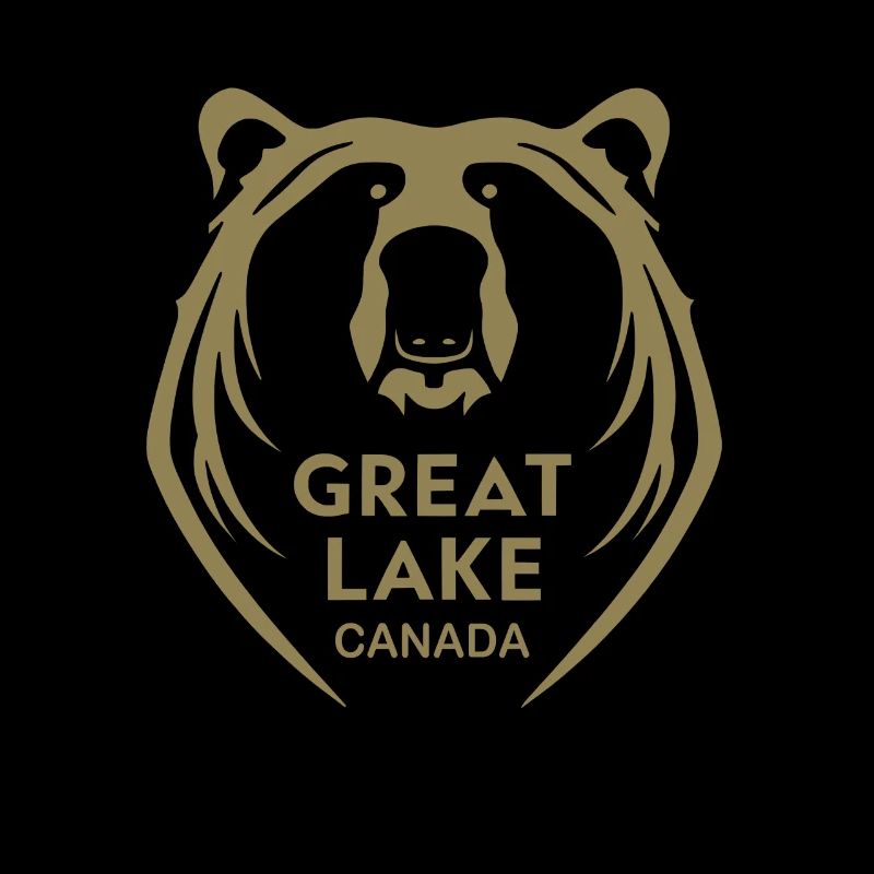 Great Bear Lake Silhouette Face