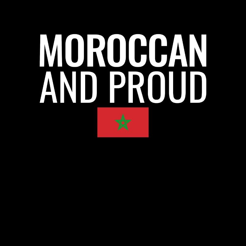 Moroccan And Proud Morocco Flag Moroccan