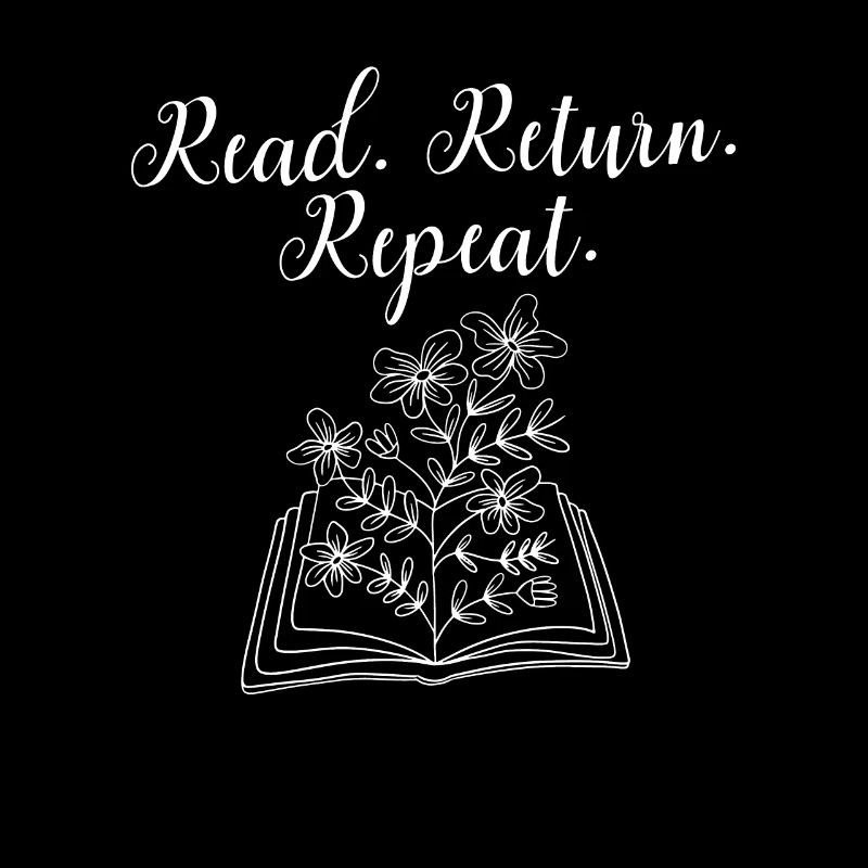 Library Worker Librarian Read Return Repeat Book