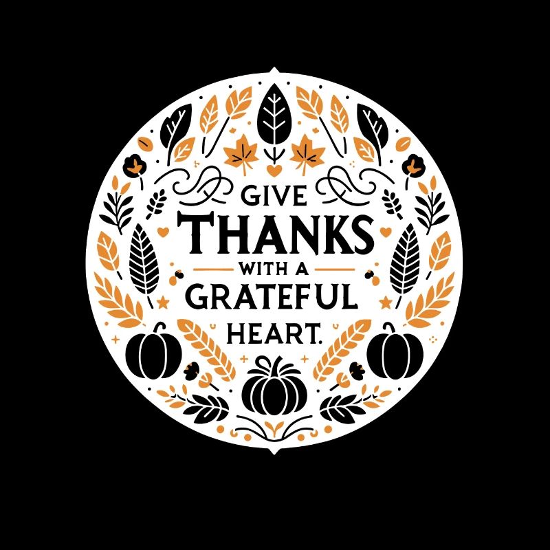 Danken Sie mit dankbarem Herzen