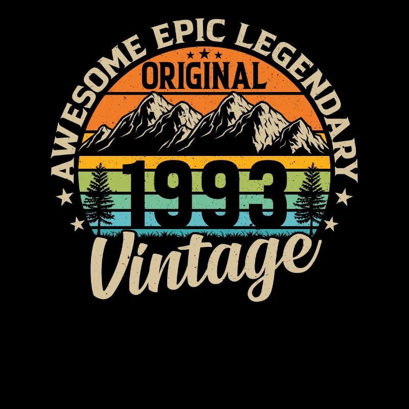 1993 - Idée d’anniversaire vintage