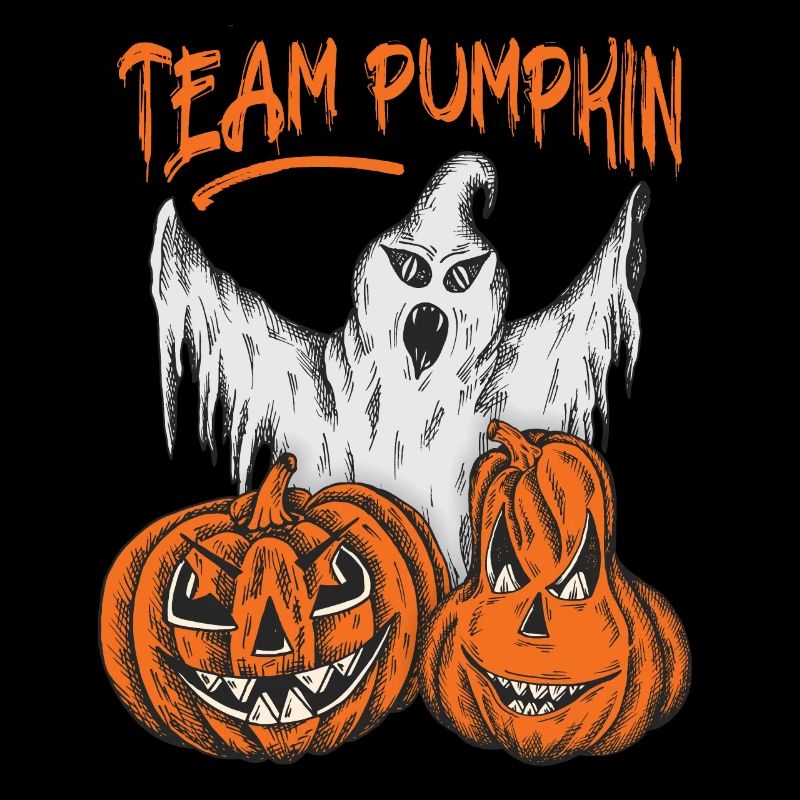 Ghost and Pumpkins, Saying Team Pumpkin Ghost