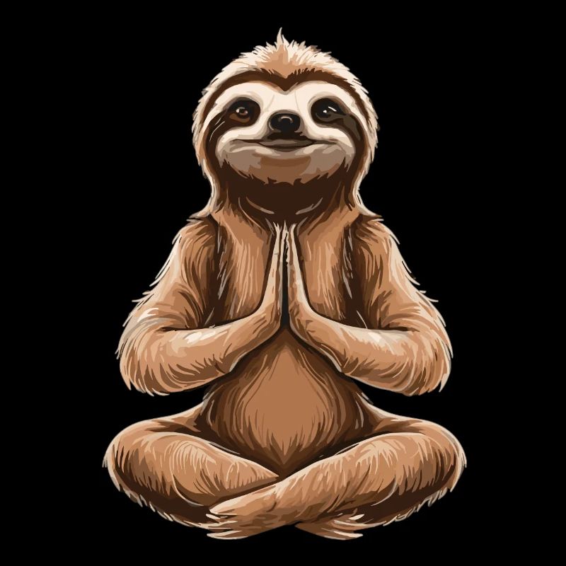 Sloth Yoga: Serenity Meets Pose