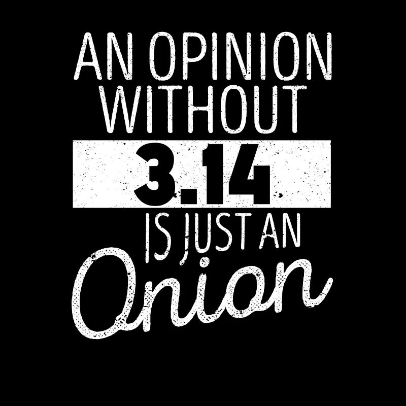 Funny Math Lover An Opinion Without 3.14