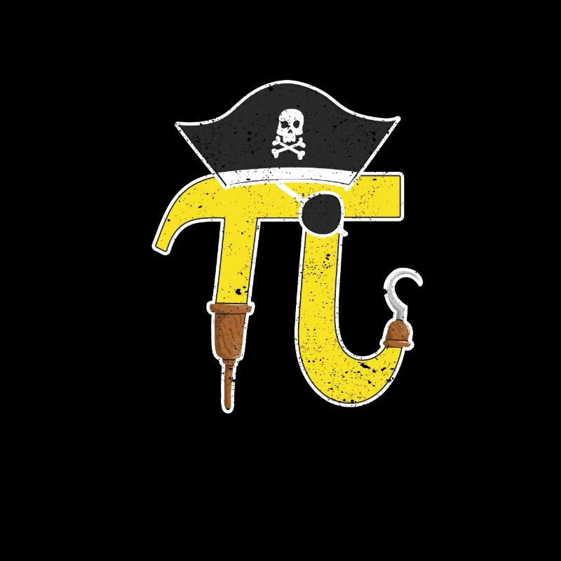 Pi Day Pirate Math Geek Math Numéro Nerd
