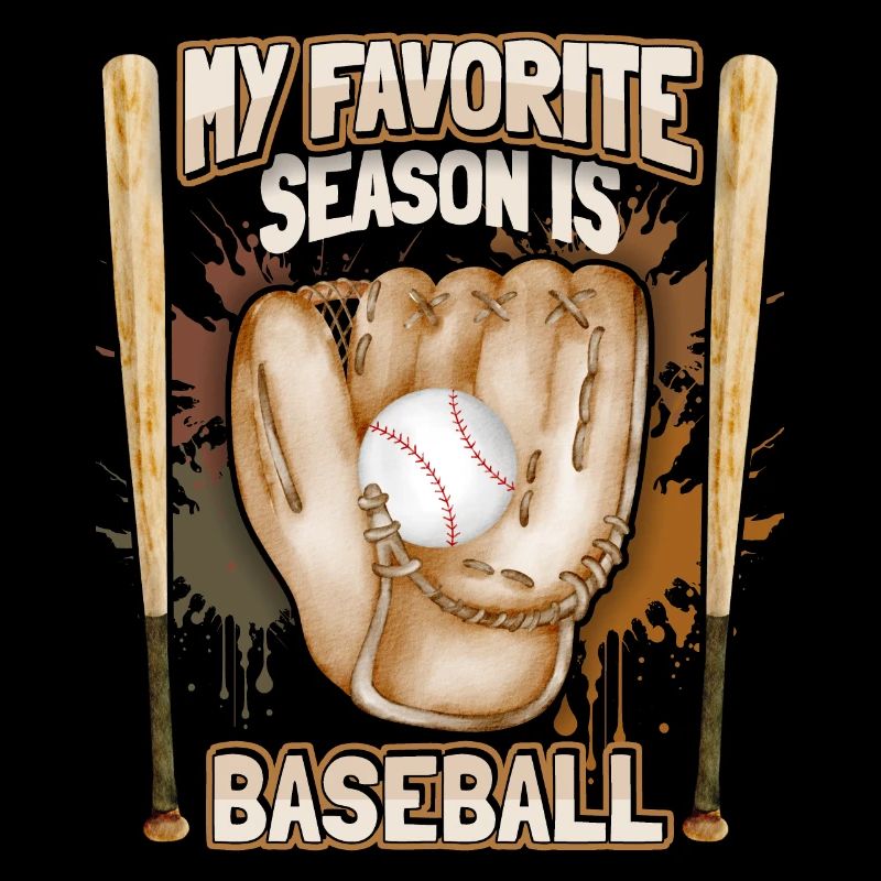 Baseball, lustiger Sport Spruch Baseballhandschuh