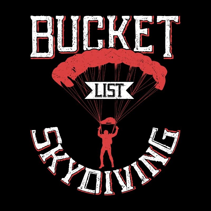 Bucket List Skydiving Skydiver Parachute