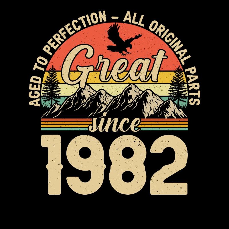 Vintage 1982 - Zeitlose Retro-Perfektion