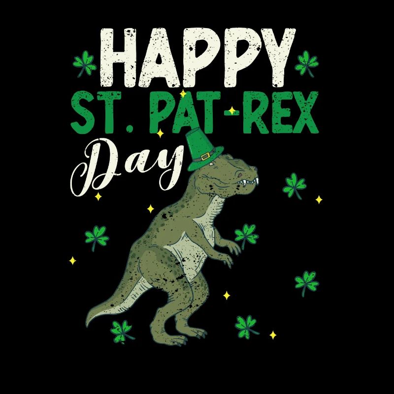 Happy St.Pat-Rex Day Saint Patrick Dinosaur