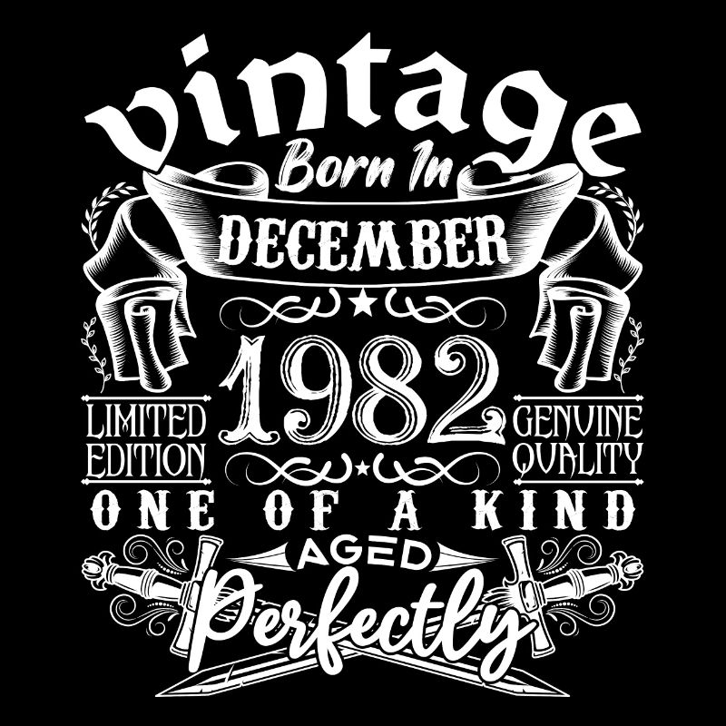 1982 Décembre 1982 anniversaire Décember 1982