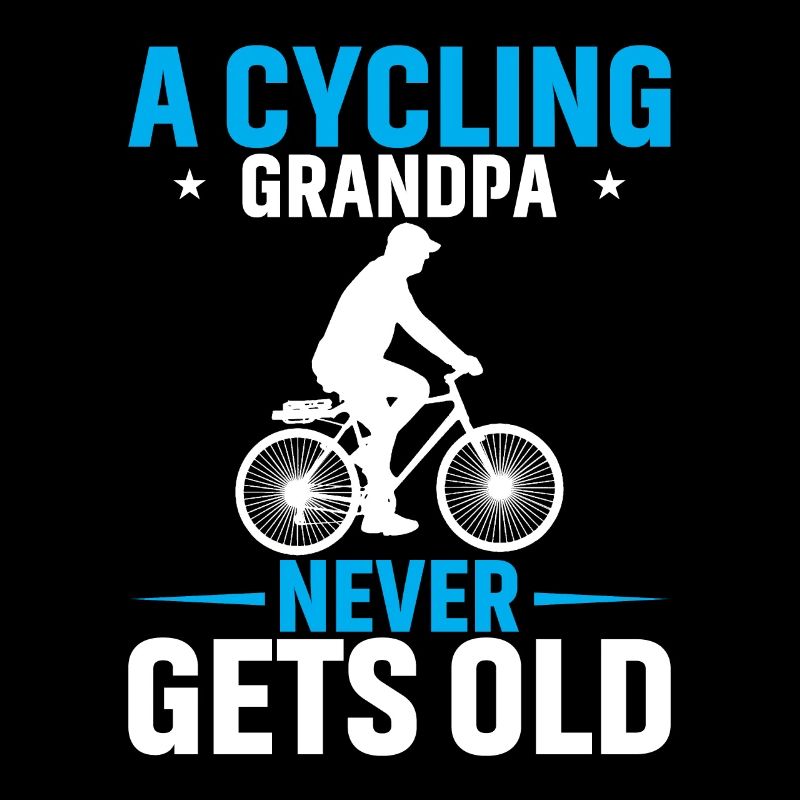 Ein Radelnder Opa Wird Nie Alt